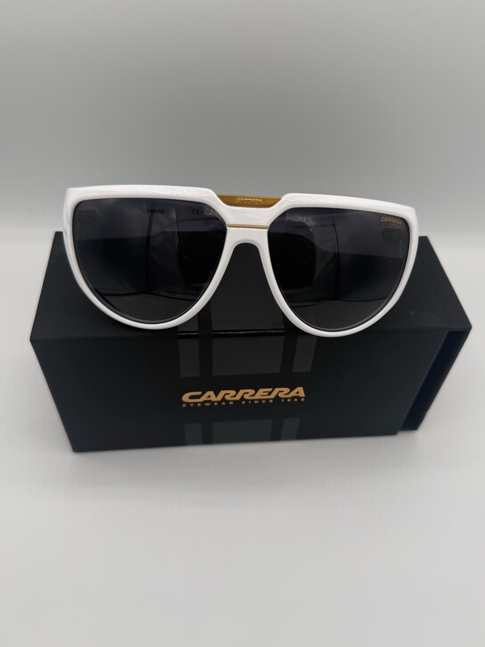 Carrera White & Gold Sunglasses - Carrera Brand - Picture 6 of 6